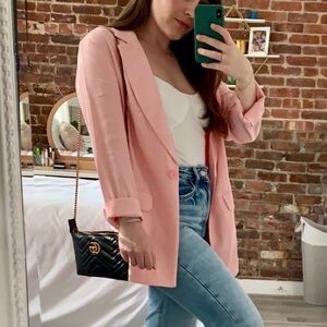 Open Edit Women's Pink Blazer